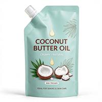 Sachet Doypack Personnalisé Imprimé avec Bec Verseur pour l'Emballage Alimentaire – Idéal pour l'Huile d'Olive et l'Huile de Coco