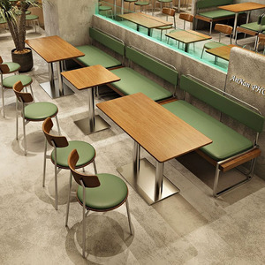 Juego de Muebles de Madera de Estilo Moderno para Comedor, Restaurante, Cafetería, Hotel, Escuela, Cafetería, Mesas, Sillas, Cantina, Venta de Muebles para Comedor - Product Image 5