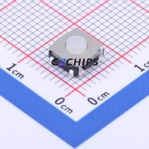 GT-TC125B-H035-L5 Tactile Switch SMD Switch Single Pole Single Throw Round Button 2.5N Vertical Mount - Product Image 1