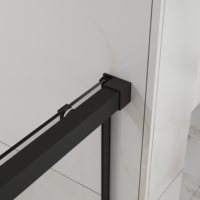 Porte de douche coulissante sans cadre en verre trempé polonais, taille personnalisée, OEM/ODM disponible, antidérapante, antirouille