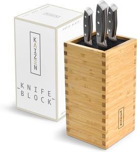 Tre dao khối với cơ sở chống trượt hoàn toàn có kích thước phổ Dao Chủ & kéo độc đáo truy cập hàng đầu dao lưu trữ - Product Image 1