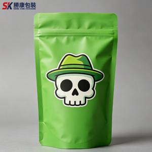 Customizable logo 3.5g polyester film self-supporting <b>bag</b>, sealable zipper food <b>packaging</b> <b>bag</b> - Product Image 1