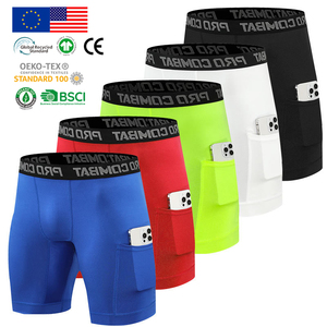 Slip e Boxer da Uomo in Confezione Piccola, Morbidi, Grigio Chiaro, Personalizzabili con Logo, per Palestra e Sport, Flessibili e ad Asciugatura Rapida - Product Image 2