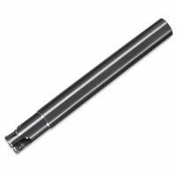 Fraise à grande avance MFH01 avec plaquettes en carbure indexables, 8-16mm, 12°, pour fraisage frontal et débavurage, outil CNC