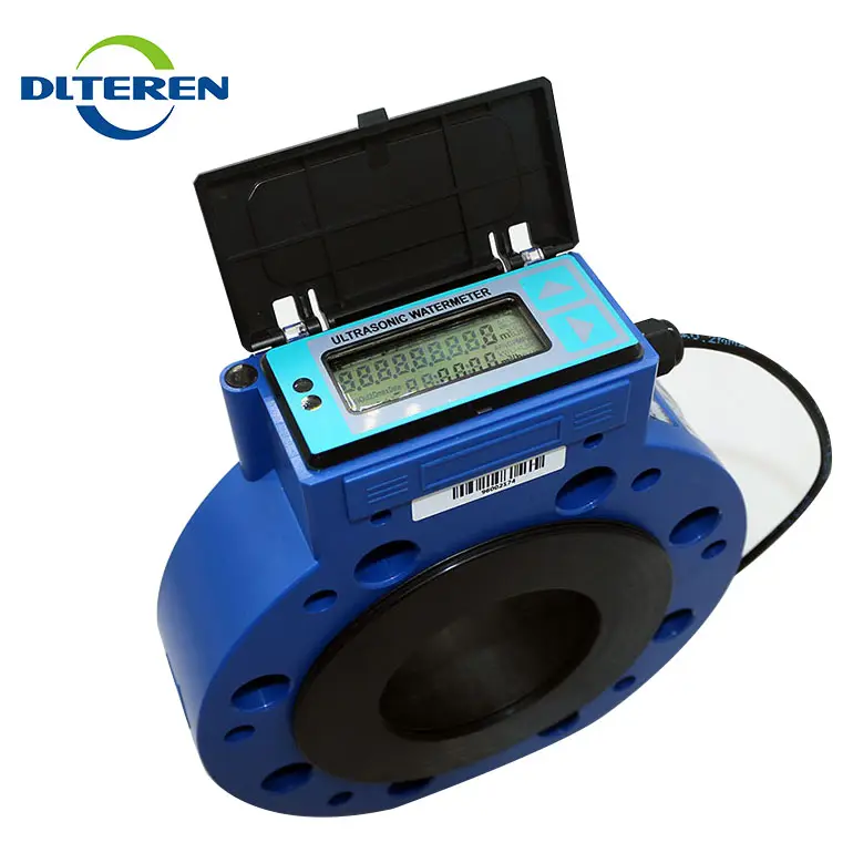 جهاز قياس تدفق المياه بالموجات فوق الصوتية, جهاز رقمي لقياس تدفق المياه الري الزراعي مع IP68 حماية RS485 NB-iot