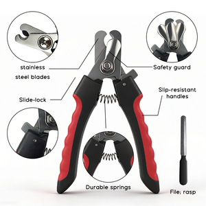 Cortador de Unha Profissional para Animais de Pequeno Porte em Aço Inoxidável Aparador para Cães com Proteção de Segurança para Evitar Cortes Fácil de Limpar para Gatos e Cães - Product Image 3