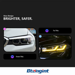 Phares à LED Accessoires de voiture Convient aux systèmes d'éclairage automobile 2018-2020 <span class=keywords><strong>BMW</strong></span> Série 5 Ensemble de phares à LED pour voiture - Product Image 3
