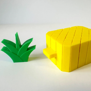 Jouet de simulation d'ananas entièrement articulé et monobloc, nouveauté et jouet farfelu pour le soulagement du stress et la relaxation - Product Image 5