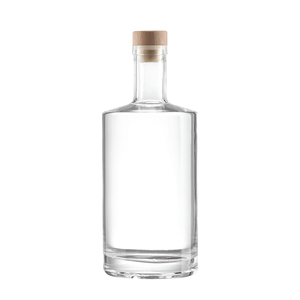 Botella de Vidrio Vacía de Alta Claridad con Tapón de Corcho Negro de 750ml para Whisky, Ginebra, Vodka, Brandy, <span class=keywords><strong>Ron</strong></span> y Licores - Product Image 6