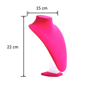 Présentoir de Colliers en Velours AURORA en Gros pour OEM, Support de Bijoux Mannequin, Couleur Personnalisable pour la Vente au Détail et l'Exposition - Product Image 3