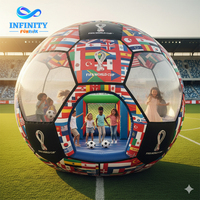 Nouvelle Conception 2026 Château Gonflable Dôme Bulle Coupe de Football pour Enfants