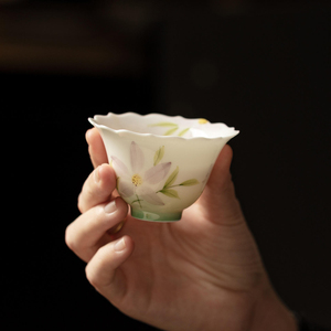 Chinese Traditional Kong Fu <b>Tea</b> Ware Hand-Painted Ceramic Cover Bowl and Teacups <b>Tea</b> <b>Set</b> for Home Travel Camping <b>Gift</b> Giving - Product Image 6