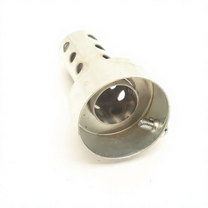 Tubo de escape para motocicleta, silenciador de acero plateado para mejora de rendimiento, sonido profundo, reducción de ruido, modificación de enchufe - Product Image 2