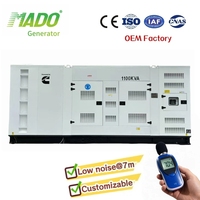 Generador Diésel Silencioso de 1000kva-2000kva 1mw-2mw de Emergencia para Estación de Red ATS KTA50-G9