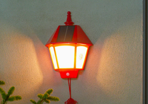 Fil de lumière de <span class=keywords><strong>jardin</strong></span> extérieur solaire LED chaude applique murale maison mur décoratif porte de <span class=keywords><strong>jardin</strong></span> lumière décorative pour l'extérieur - Product Image 2