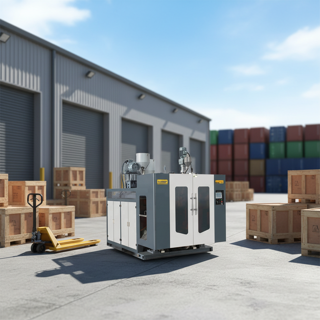 Automatic Extrusion Blow Molding Machine 2S2L Working with MOOG Parison Control System Full Servo
