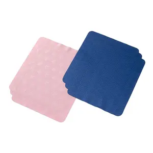 Popular Design Emboss process durable and strong material blue and pink color Pretty pattern soft cleaning clothes for glasses