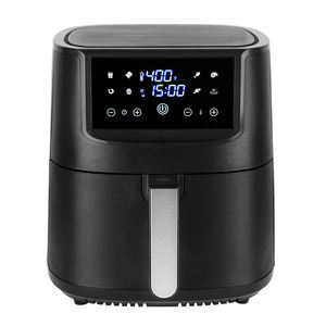 Freidora eléctrica de aire sin aceite, color negro mate, wifi, 1800W, Digital, con cesta antiadherente, 6 y 7 litros - Product Image 1