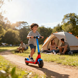 Trottinette électrique pour enfants facile à plier Mécanisme de pliage en une étape Léger pour le rangement en voiture - Product Image 1