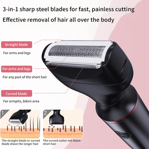 KKS <span class=keywords><strong>3</strong></span> en 1 Ensemble de rasoir électrique multifonctionnel professionnel de haute qualité pour la maison Ensemble de tondeuse pour les sourcils et le corps pour femmes et hommes - Product Image 5