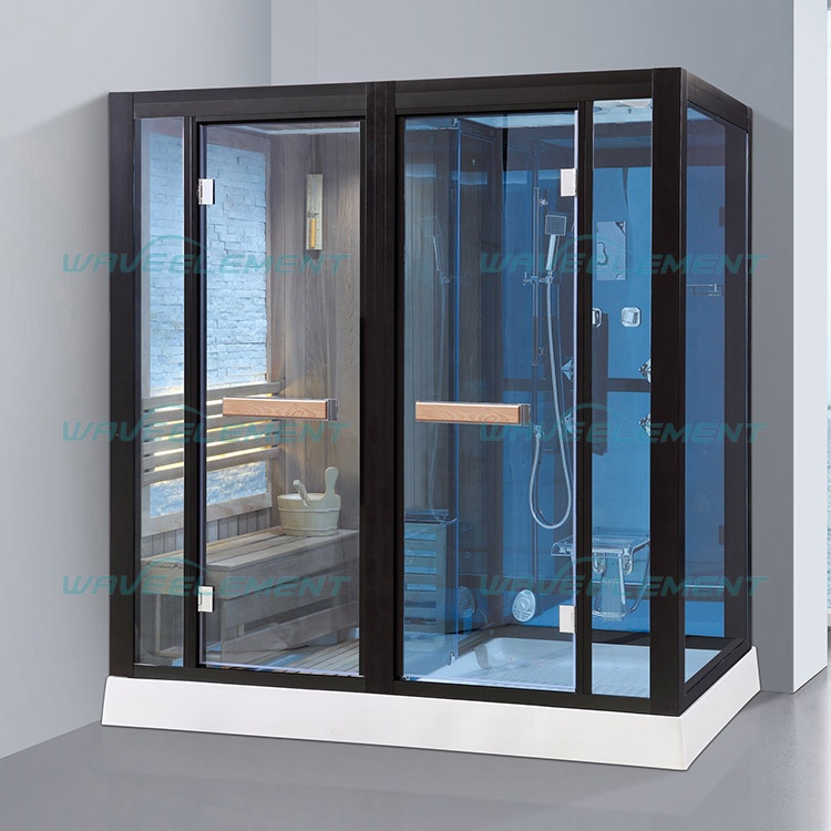 Traditional steam sauna room/ steam shower sauna combo/ sauna shower cabin