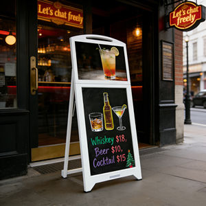 Pantalla LCD de 21.5 Pulgadas para Menús Digitales en Exteriores, con Pizarra LED Animada y Soporte SDK - Product Image 1