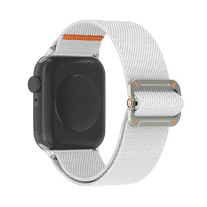 2025 nuovo cinturino elastico in Nylon intrecciato per orologio <span class=keywords><strong>Apple</strong></span> <span class=keywords><strong>Watch</strong></span> series 42 44 <span class=keywords><strong>45</strong></span> 49 mm cinturino in Nylon intrecciato doppio anello - Product Image 5