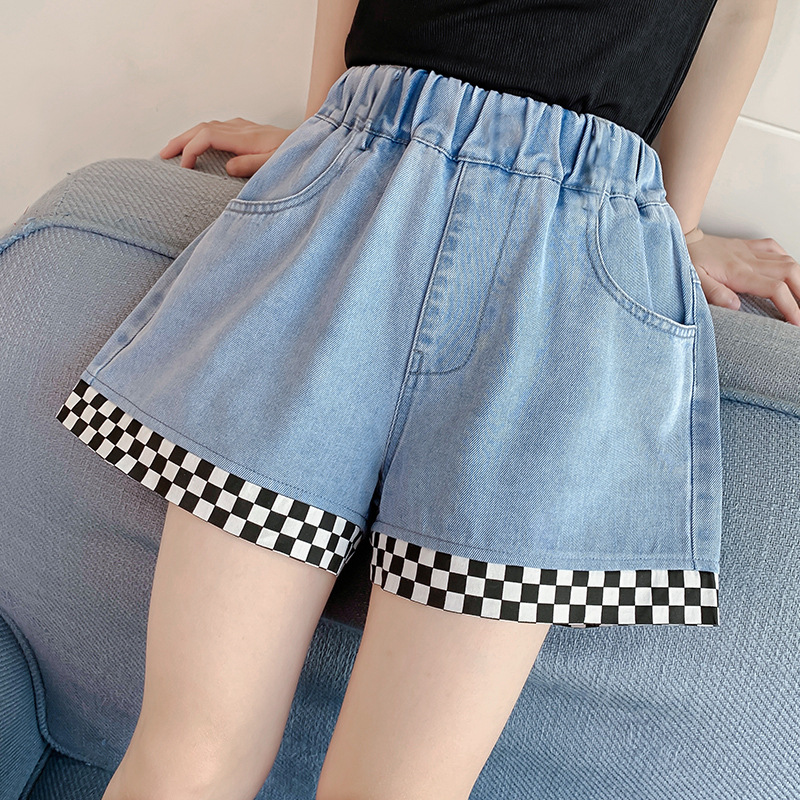Plaid cloth shorts