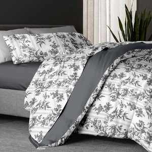 Cloudland alia in thiết kế 100% tấm ga trải giường Cotton Duvet cover bộ sang trọng bộ đồ giường đặt gối Nữ hoàng 3 cái - Product Image 3