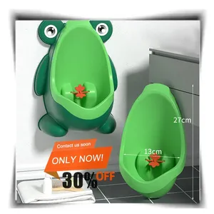 Hot Sales Arrival Baby Boy Potty Toilet Training Frogs Children Stand Vertical Cute Plastic Cartoon Urinal For Boys