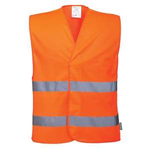 PORTWEST - C474ORR4X/5X Veste orange haute visibilité à deux bandes-EAN 5036108202980 HI-VIS WORKWEAR - Product Image 1