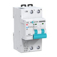 Pour MythEle API Tuya Wifi 2P 63A compteur d'énergie intelligent protection de tension disjoncteur MCB