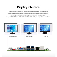 Motherboard Komputer Intel Baru Firewall 64GB DDR4 ITX Form Factor SATA Double Channel Ethernet Server/Workstation