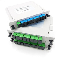 Répartiteur optique à faible perte SC APC UPC Fiber PLC Splitter 1x2 1x4 1x8 1x12 1x16 avec connecteurs LC FC Plc Splitter Fabricant