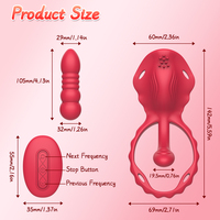 Unsichtbares Tragbares Vibrierendes Ei Kompakter Reise-Massagestab Vibrator für Intimes Wohlbefinden der Frau
