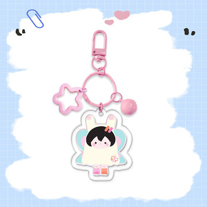 Llavero de acrílico GMM Thai Star al por mayor con cascabel, amuleto exclusivo para bolso de fan, llavero para <span class=keywords><strong>coche</strong></span>, colgante para teléfono - Product Image 5