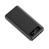 Lampe de poche Ultra-mince portable, 10000mAh, avec LED, chargeur portable, en métal détachable, troisième ligne, power bank