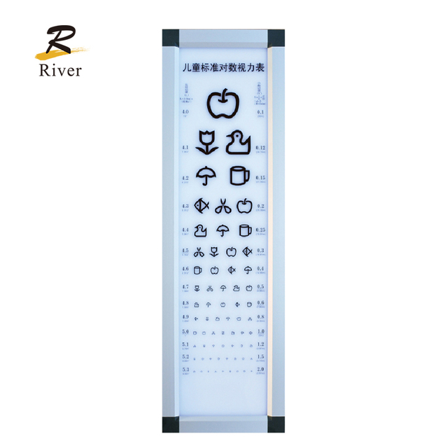 Factory Wholesale 220V Light Box Optical Equipment CB-020 LED Visual Chart Vision Eye Test Chart with E Charts