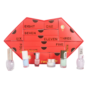 Free Design Calendar Gift Boxes Custom <strong>Printed</strong> Beauty Christmas Cardboard Advent <strong>Calanders</strong> Eyelash Package Box - Product Image 3