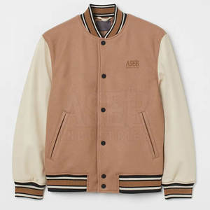 Meilleur matériau Vestes Letterman pour hommes Col montant respirant à séchage rapide Style de rue haute pour l'hiver Fabriqué au Pakistan - Product Image 1