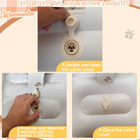 Cama de Viaje Inflable para Niños Pequeños con Protectores de Seguridad, Silla Mecedora, Cama Portátil para Niños, Colchón de Aire para Bebés
