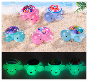 Vente en gros de figurines lumineuses de jardin en résine fluorescente, tortue de mer rougeoyante, animaux, <span class=keywords><strong>figurine</strong></span> de bain, sacs pour aveugles - Product Image 3