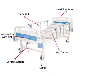 Cama Hospitalaria Giratoria <span class=keywords><strong>Manual</strong></span> de un Solo Eje KANGZHU, Fabricada en Acero, Hierro y ABS, con 3 Años de Garantía, Superventas - Product Image 3