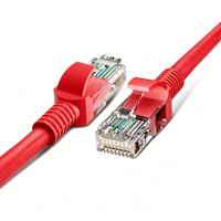 Cable de Red Plano Cat6A RJ45 de Baja Latencia y Cero Pérdidas de Paquetes, Enlace Gigabit Estable para Juegos en Línea
