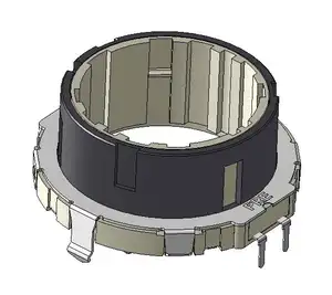 Codificador tipo anillo circular de eje hueco, codificador incremental de 35mm de diámetro para ajuste de audio de coche, interruptor codificador EC35
