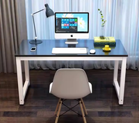 Bureau d'ordinateur pour petits espaces, bureau moderne en bois extensible pour la maison, le bureau, l'étude, l'appartement