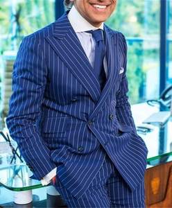 Мужской костюм в тонкую полоску - Product Image 6