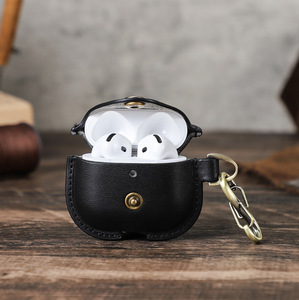 2025 nouveau étui pour casque de luxe pour Apple <span class=keywords><strong>Airpods</strong></span> 4 housse de protection pour écouteurs en cuir personnalisé Durable pour étui <span class=keywords><strong>Airpods</strong></span> 4 - Product Image 6