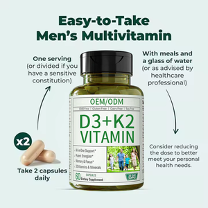 วิตามินดี3 และคี2 แคปซูล 10000 ไอยู 5000 ไอยู อาหารเสริมสำหรับผู้ใหญ่ แบบแพ็คใหญ่ - Product Image 3