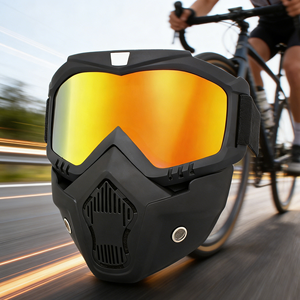 Masques de cyclisme et de <span class=keywords><strong>moto</strong></span> à couleurs multiples, vente chaude 2026, rembourrage pour casque, lunettes de soleil, lunettes de <span class=keywords><strong>moto</strong></span>, <span class=keywords><strong>masque</strong></span> de ski - Product Image 1